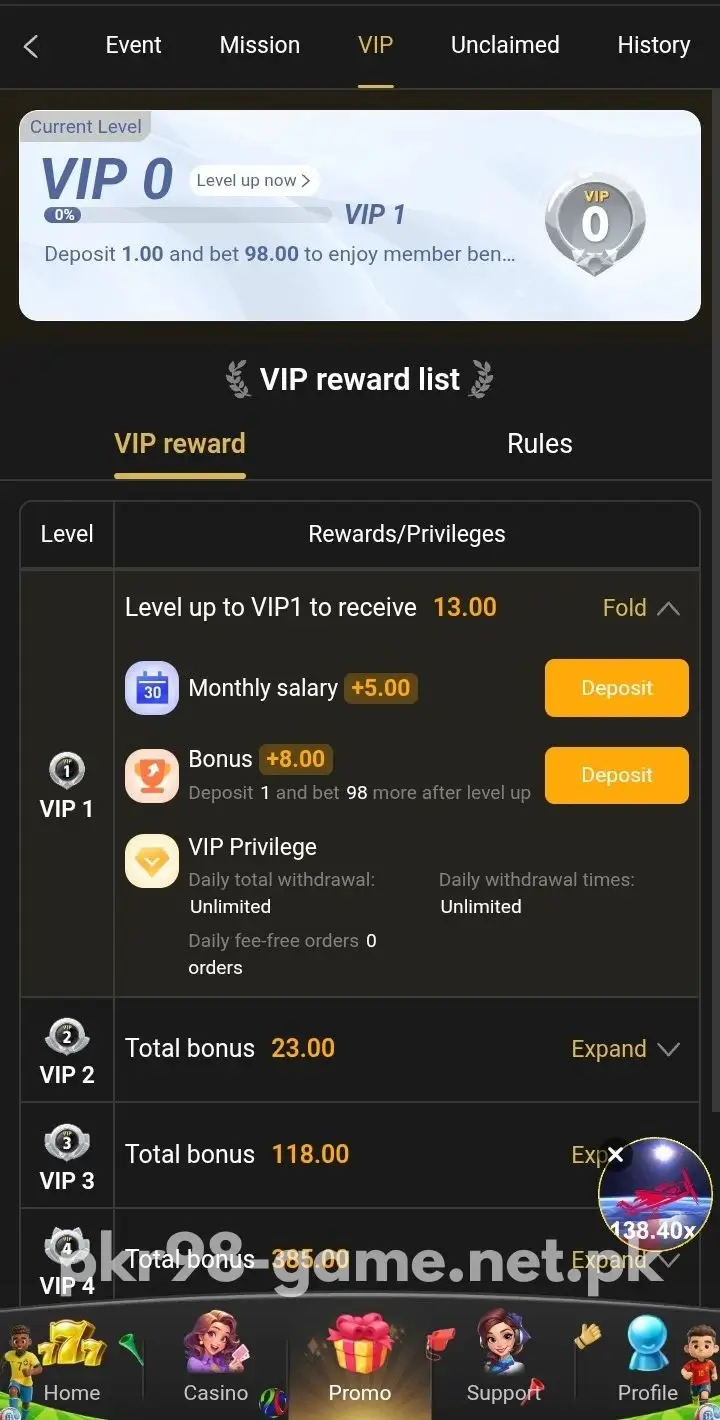 PKR98 Game VIP